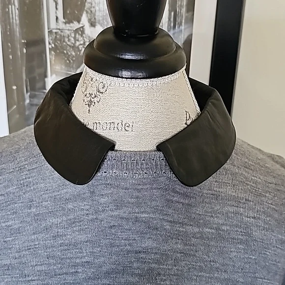 Milly gray sweater sz M - Picture 2 of 15